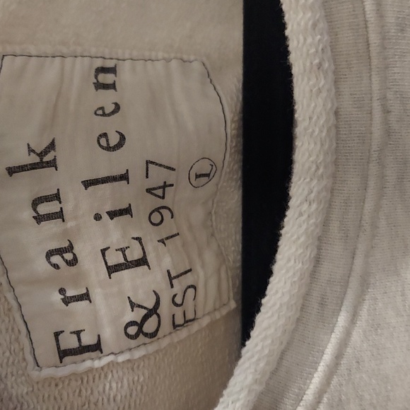 Frank & Eileen Anna Sweatshirt Light Grey Large - Picture 2 of 5